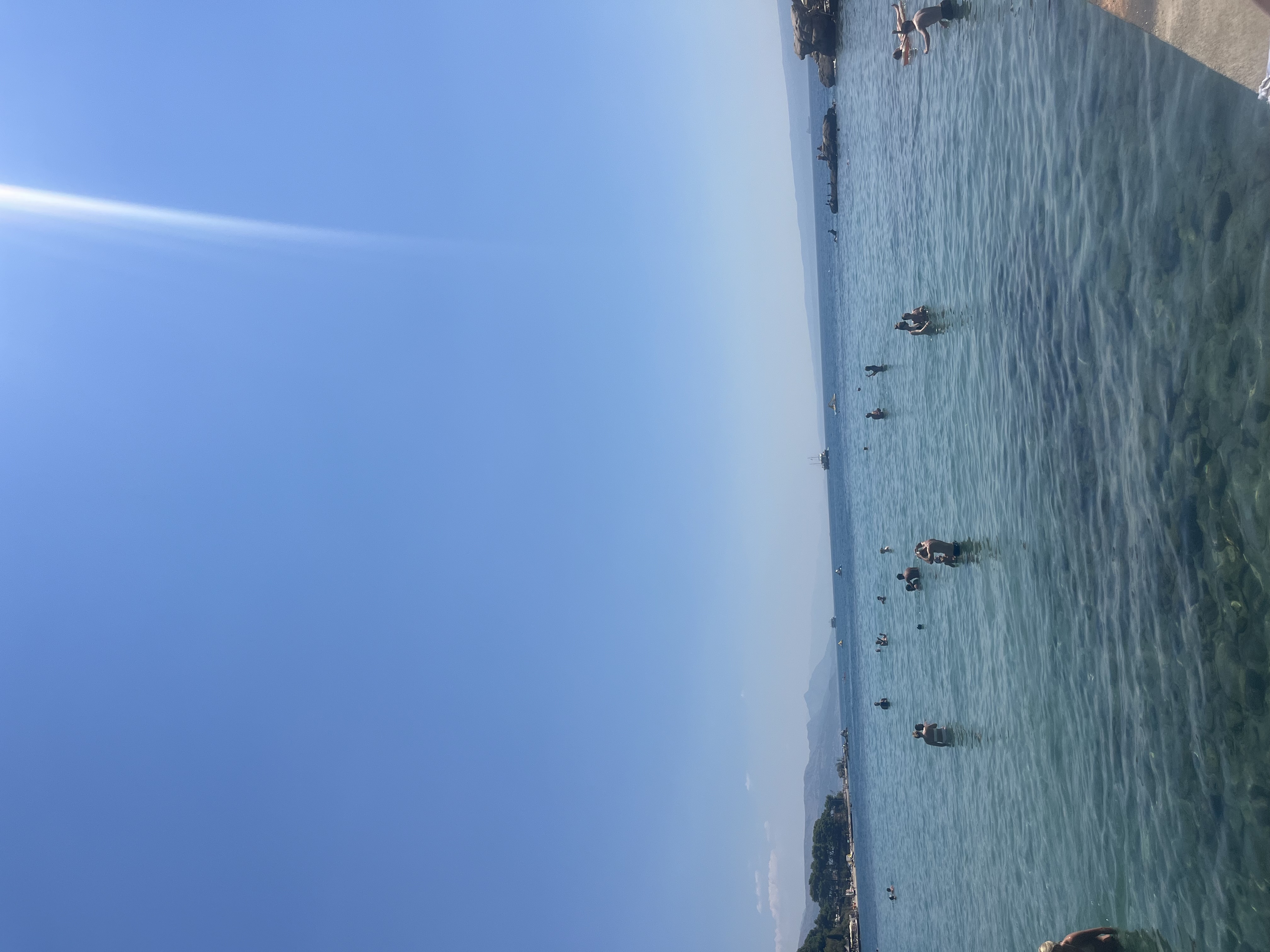 Turquoise Adriatic water in Hvar